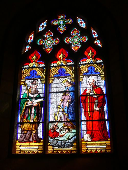 un des vitraux de l'église
