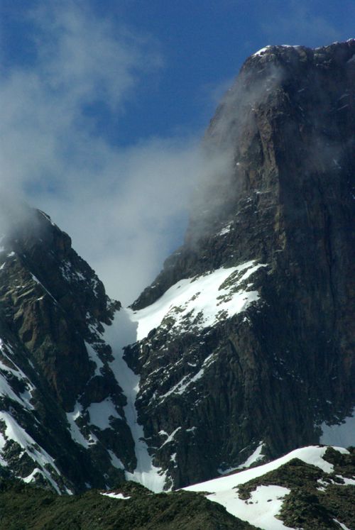 le Pic du midi d'Ossau vu du Pourtalet