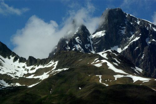 Pic du midi d' Ossau  vu du Pourtalet