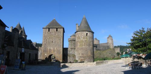 Panoramique du château