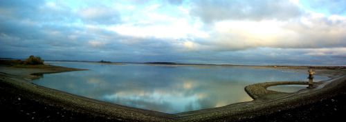 Panoramique du lac du Der