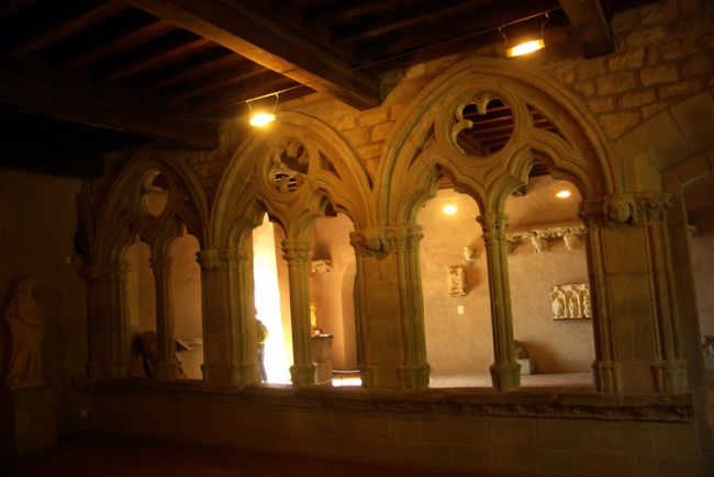 Salle intérieur du château