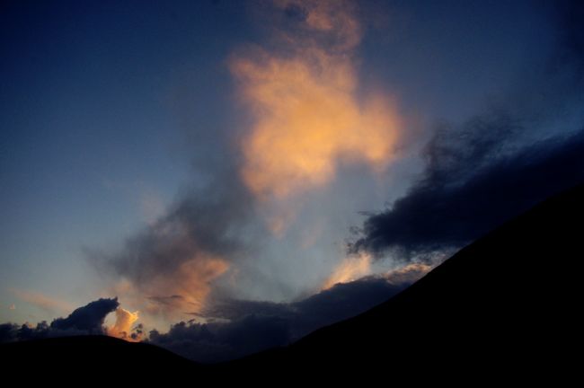 Coucher de soleil dans le Vercors