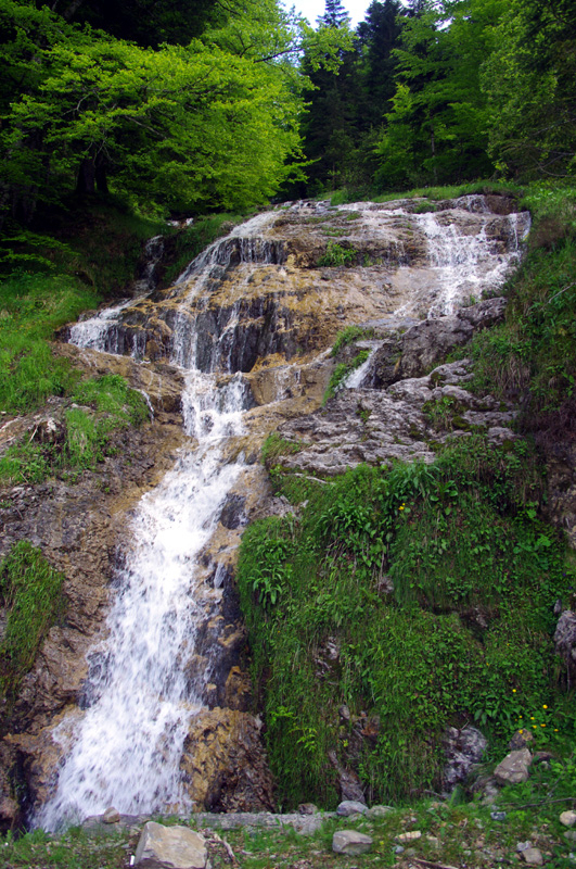 Sur le route du col