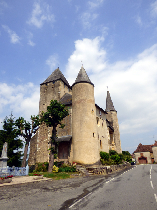 Un côté de l'église