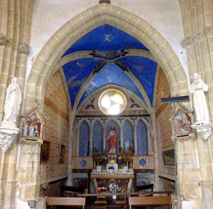 une autre chapelle de l'église de Morlane (64)