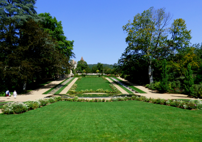 Jardin du chateau des Milandes