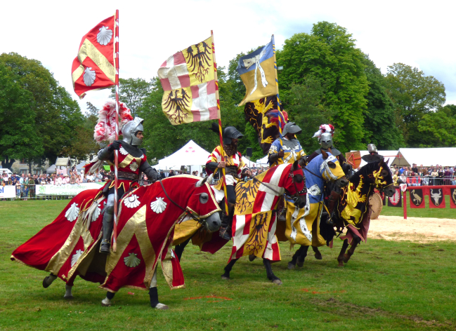 Légende des 4 fils Aymont lors de la fête du cheval à Hargnies