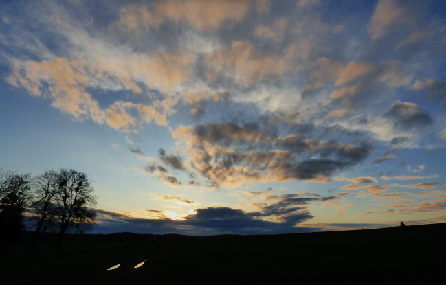 Lever de soleil à Bosseval