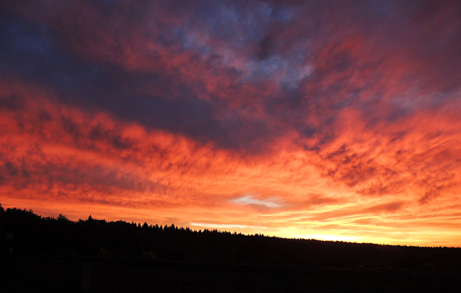 Lever de soleil du 6 octobre à 7 h 15 à Bosseval