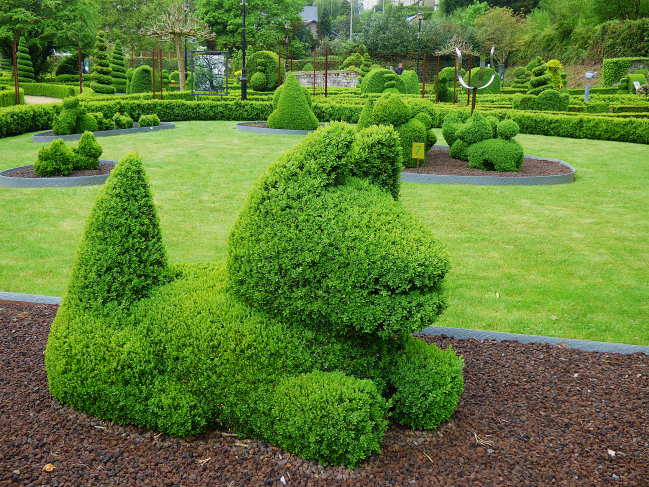 Sculpture à Durbuy en Belgique