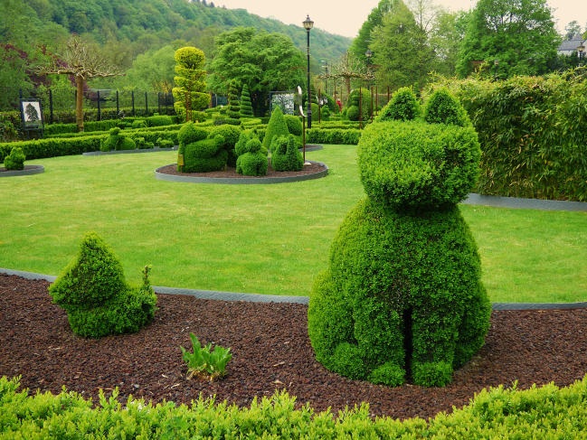 Sculpture à Durbuy en Belgique