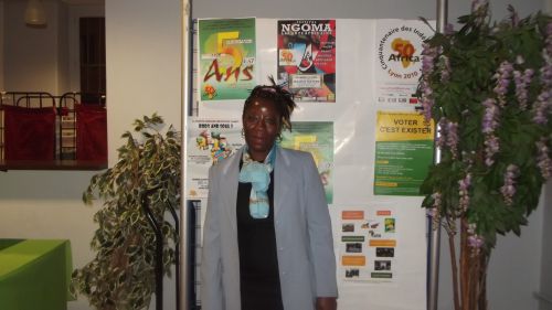 La secrétaire de l'association UFAB -RHONE était à la fête anniversaire de Africa'50