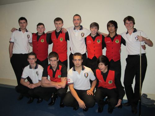 Blackpool 2012 - Les U18 avec les joueurs Gallois avant la finale !