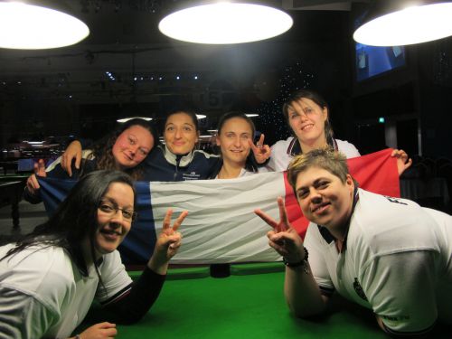Blackpool 2012 - Les filles Championnes du Monde 2012 avec leur capitaine Vanessa CHAMONAZ (BBCB26)