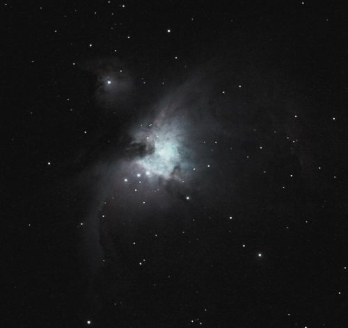 la Nébuleuse d' Orion vue dans mon télescope