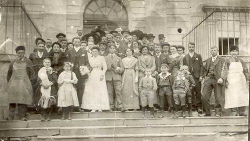 Mariage d'Auguste Pinet et de Marie Nugeyre 1913