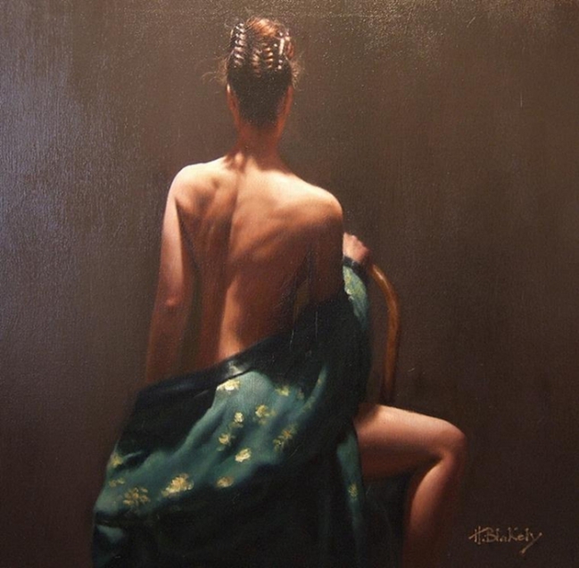 Female Nude Portrait - Hamish Blakely - British Figurative painter - Tutt'Art@ (24).jpg