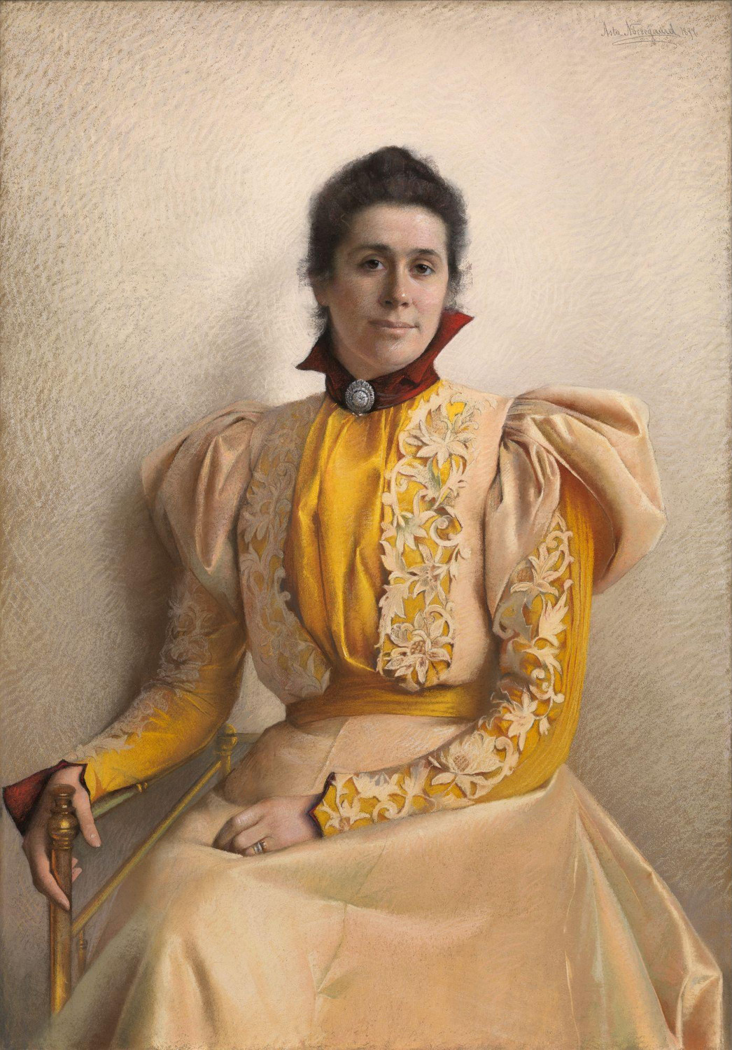 asta-norregaard-portrait-of-marthine-cappelen-hjort-b-kiaer-1897-aware-women-artists-artistes-femmes