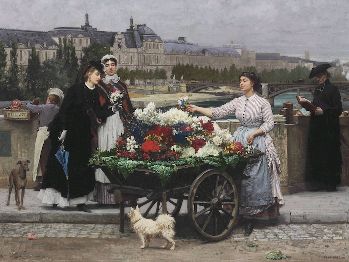 Marie-François_Firmin-Girard_-_Flower_Seller_on_the_Pont_Royal,_1872