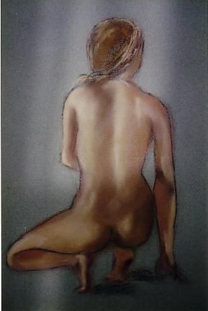 NU DE DOS (Pastel sec)