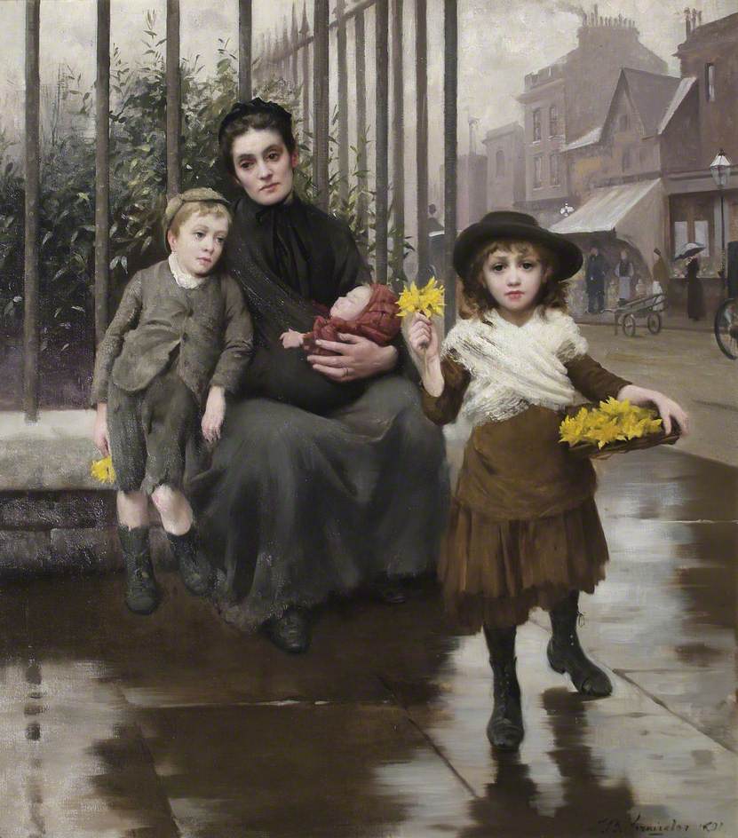 the-pinch-of-poverty-by-thomas-kennington-1891