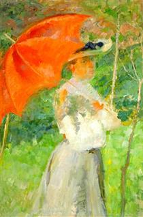 the-red-parasol-1904