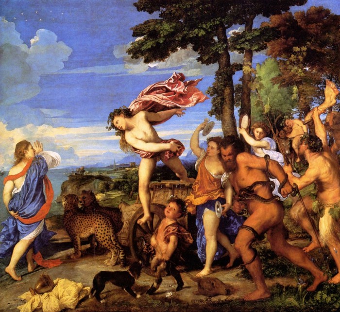 Titian-Bacchus-and-Ariadne-will-kemp-artist-1024x940-700x642