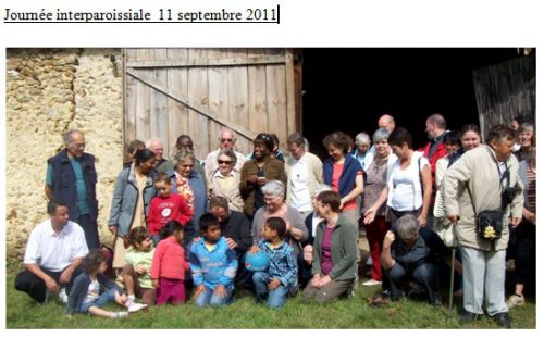 journée au monastère Saint Silouane: Photo de groupe