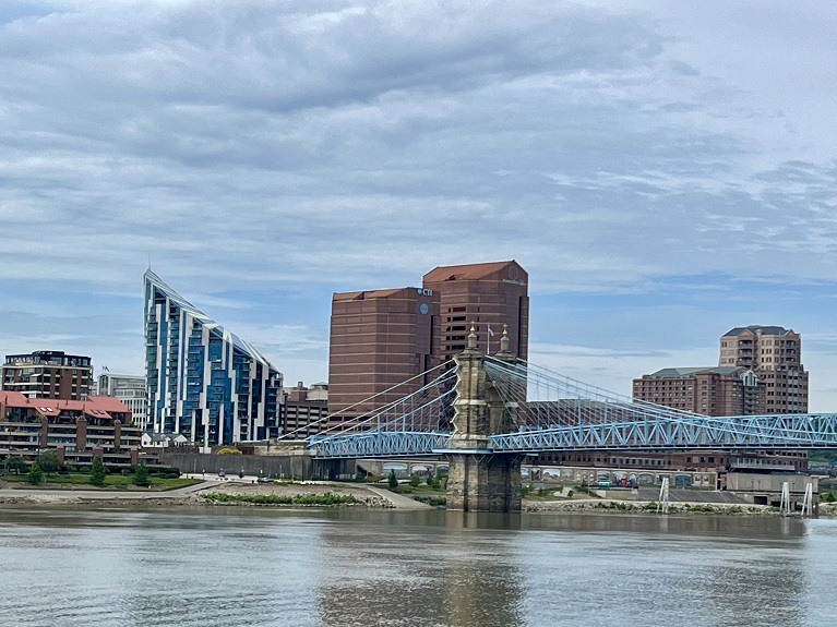 Ohio (29) Cicinnati Roebling Suspension Bridge.JPG