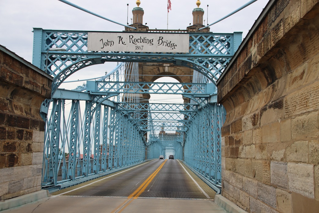 Ohio (24) Cicinnati Roebling Suspension Bridge.JPG