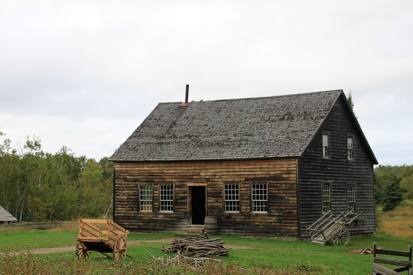 New Brunswick (19) Village hist. Acadien 1852.jpg