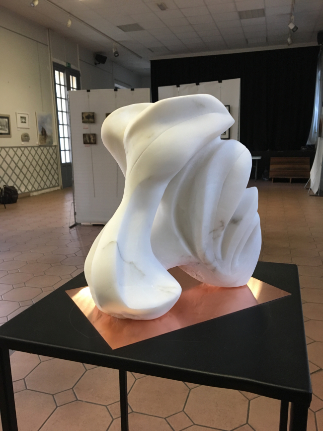 Salon d’hiver 2019- SBAC-Clamart - Sculpture en albâtre 
