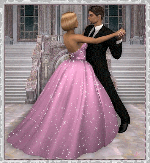 couple dansant avec robe scintillante.gif