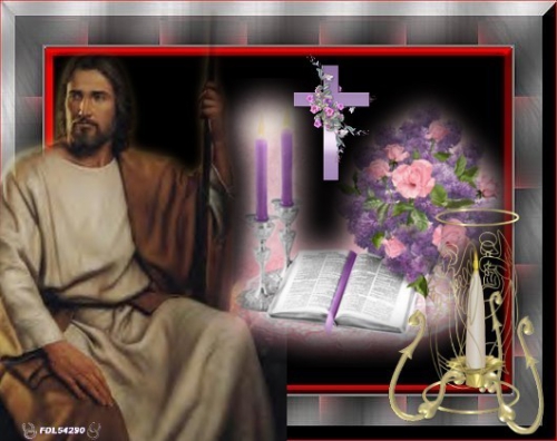 jesus la croix la lumiere la bible les fleurs.jpg