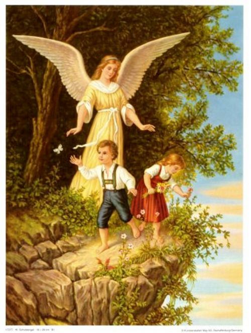 L'ange veille sur les enfants