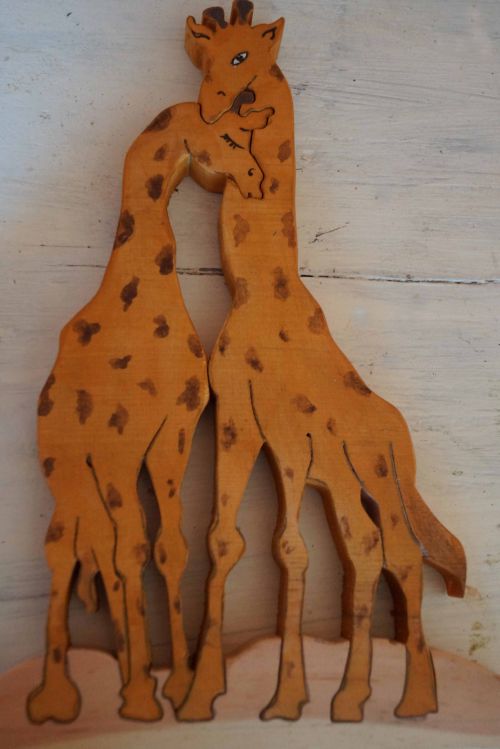 Le couple de girafes 18€