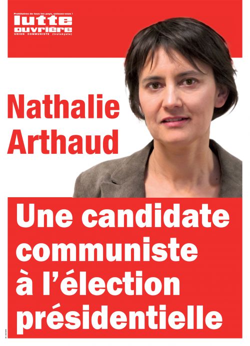 Affiche Nathalie Arthaud