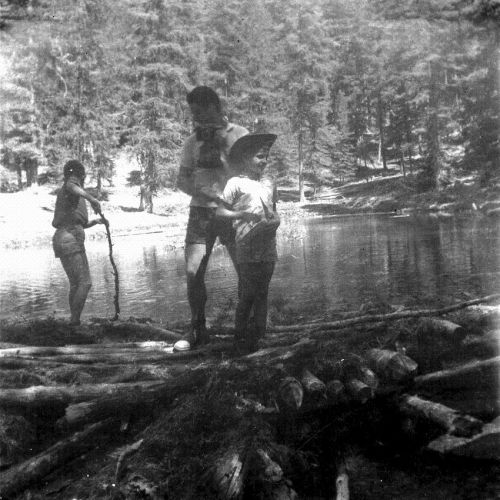 Lac du Lauzerot. Antoine Blanche s'était joint à nous.