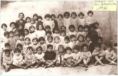 Ecole de La Peyrade en 1936