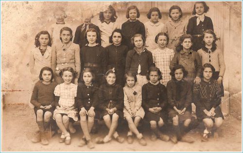 Ecole de La Peyrade en 1942