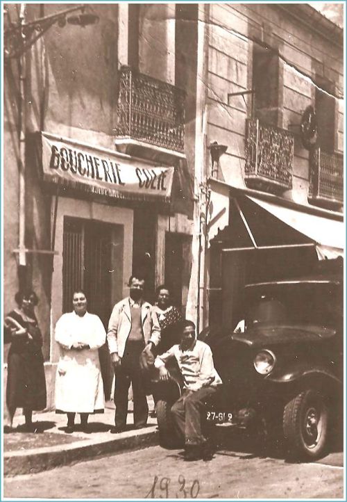 Boucherie Culié en 1930
