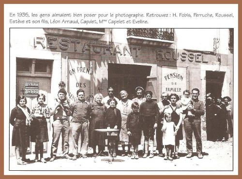 Restaurant Roussel en 1935