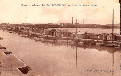 Cabanes des Eaux Blanches vers 1925