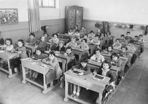 Ecole de La Peyrade en 1956