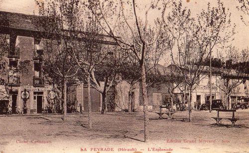 Esplanade de La Peyrade vers 1920