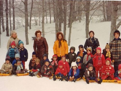 Année 1970 Classe de neige