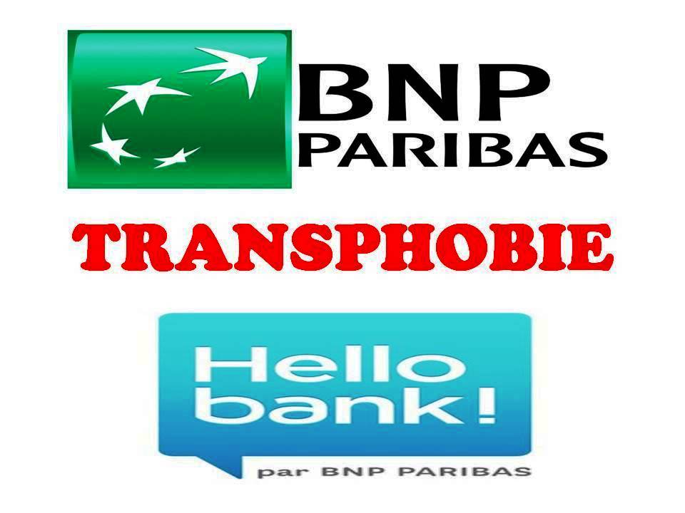 TRANSPHOBIE BNP Parisbas Hello Bank