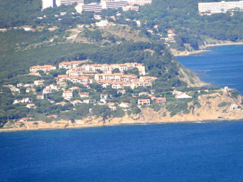 CAP SOLEIL ET L'APPARTEMENT VU DU CAP SICIE