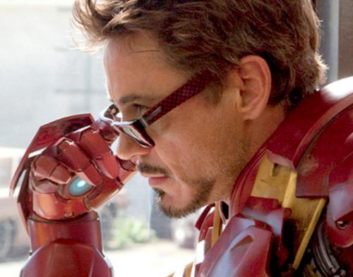 En Iron Man, mon super héros préféré ^^